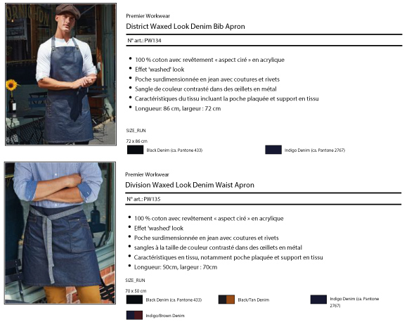 Tablier-jeans