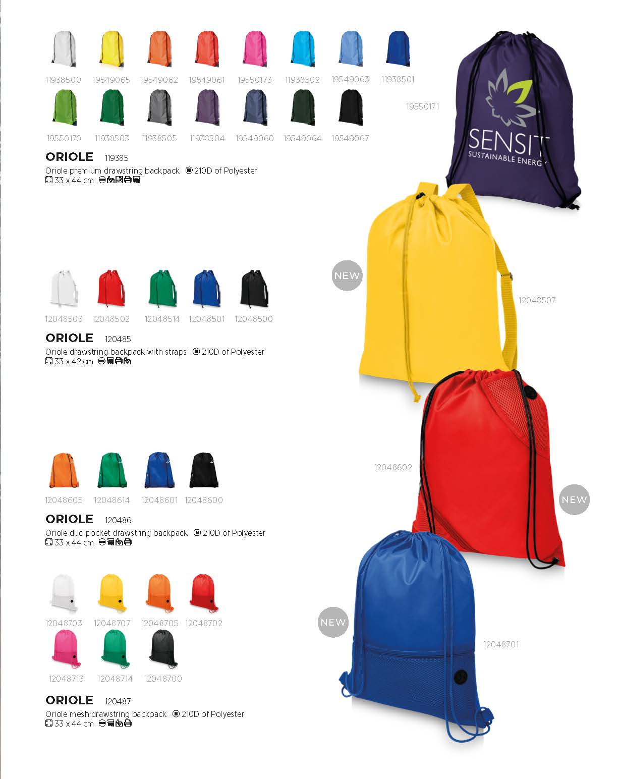 sacs polyester