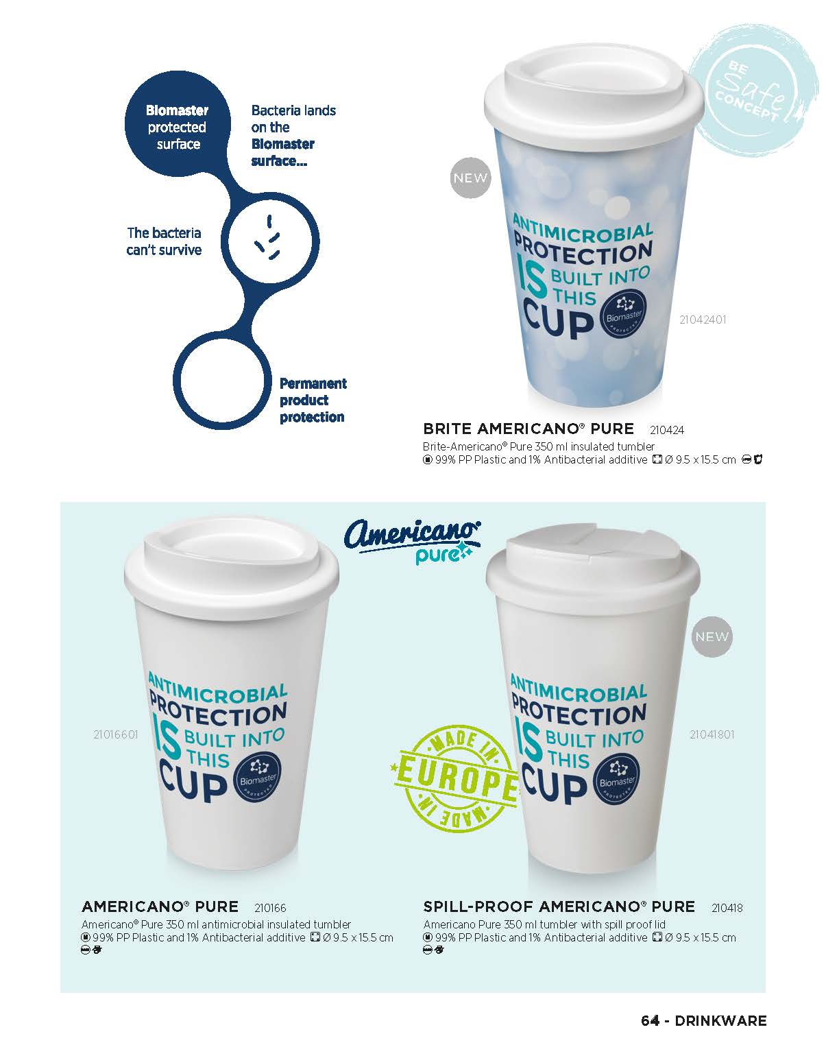 drinkware anti bactéries
